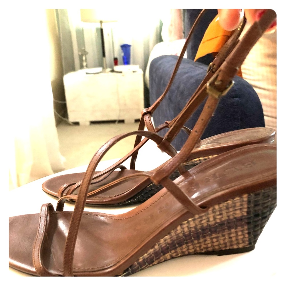 Brown Burberry sandals